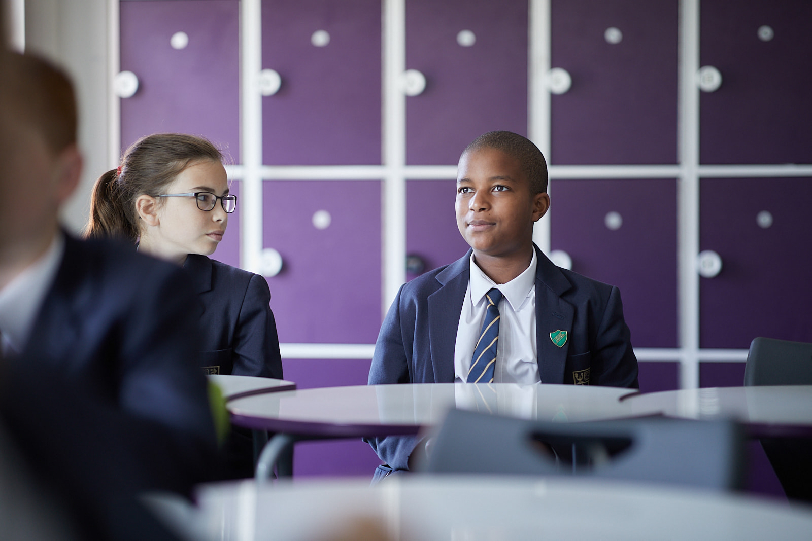 Lower SSchool academic, boy and girl